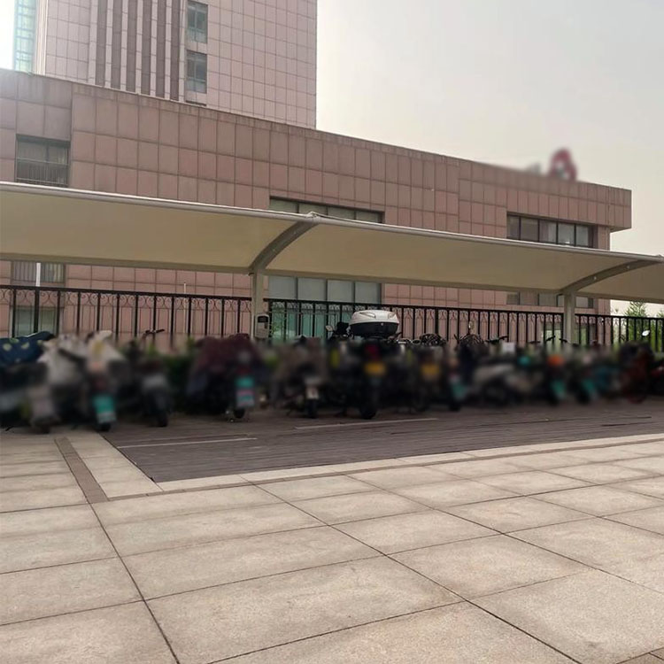 河池膜结构电动车棚